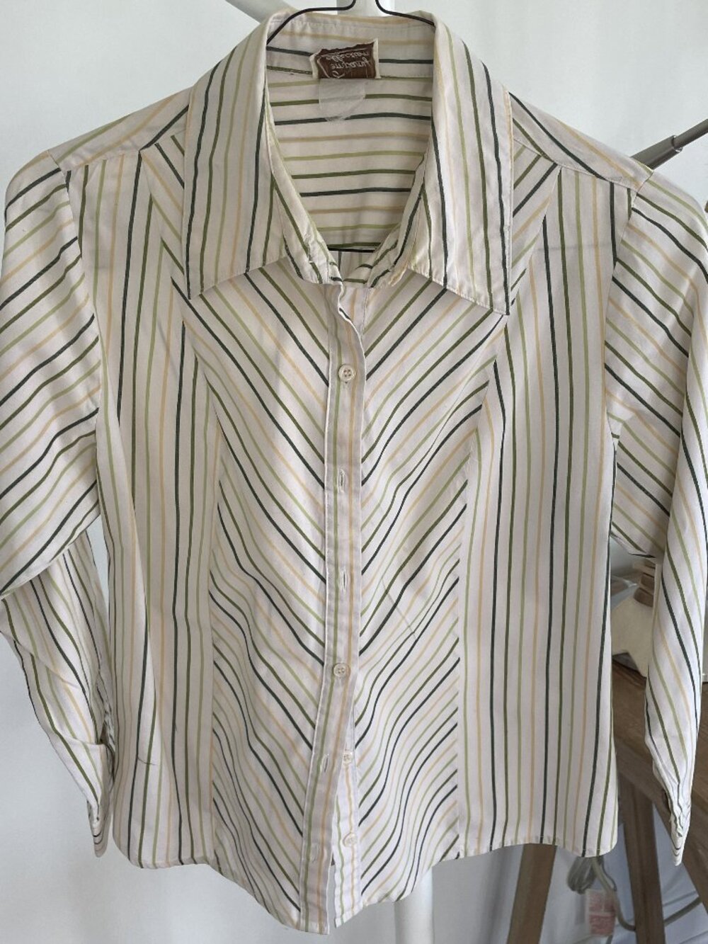 Vintage Company Collection Striped Blouse